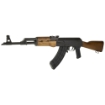 Picture of Century Arms BFT47 Essential - Semi-automatic Rifle - AK - 7.62X39 - 16" Barrel - Matte Finish - Black - Polymer Grip - Walnut Stock and Handguard - Adjustable Sights - 1 Magazine - 30 Rounds - No Bayonet Lug - Cleaning Rod - or Side Rail - BLEM (Damaged Case) RI4386-N