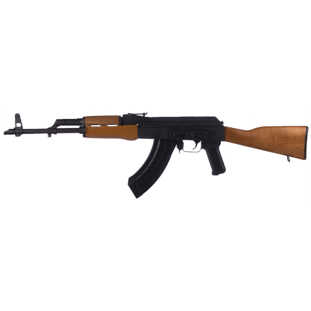 Picture of Century Arms GP/WASR10 - Semi-automatic - 762X39 - 16.25" Barrel - Threaded Barrel with Slant Brake - Blued Finish - Black - Wood Stock and Forend - Adjustable Sights - 30 Rounds - 1 Magazine RI1805-N