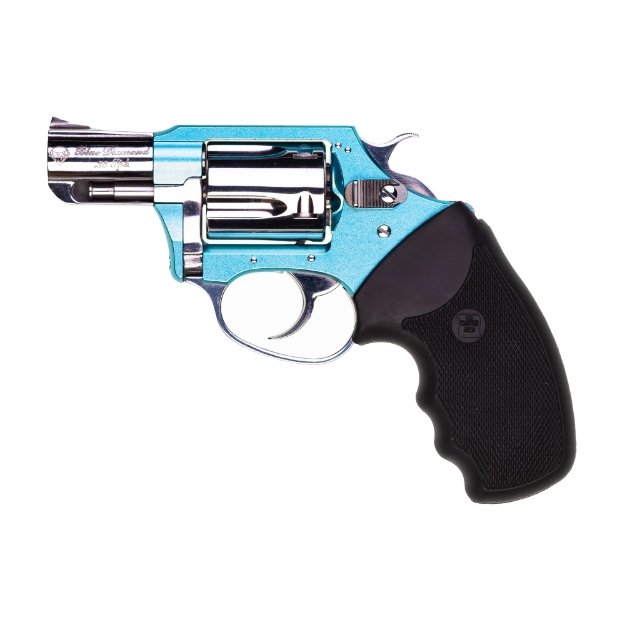 Picture of Charter Arms Blue Diamond - Revolver - 38 Special - 2" Barrel - Aluminum - Anodized Finish - Turquoise and Silver - Rubber Grips - Fixed Sights - 5 Rounds 53879