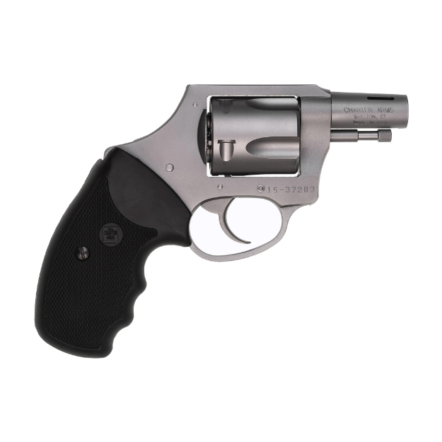 Picture of Charter Arms Boomer - Revolver - Double Action Only - 44 Special - 2" Ported Barrel - Steel - Matte Stainless Finish - Silver - Rubber Grips - 5 Rounds 74429