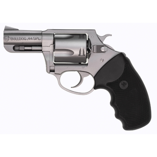 Picture of Charter Arms Bulldog - Revolver - 44 Special - 2.5" Barrel - Steel - Stainless Finish - Silver - Rubber Grips - Fixed Sights - 5 Rounds 74420