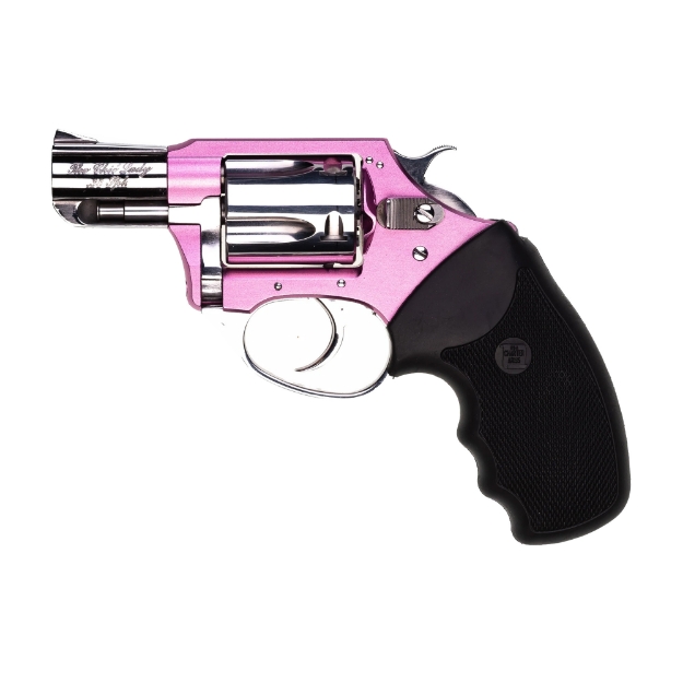 Picture of Charter Arms Chic Lady - Revolver - 38 Special - 2" Barrel - Steel - Anodized Finish - Pink - Polished Stainless Finish - Rubber Grips - Fixed Sights - 5 Rounds - Pink Hard Case 53839