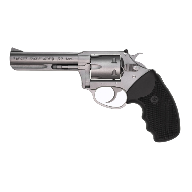 Picture of Charter Arms Pathfinder - Revolver - 22 WMR - 4.2" Barrel - Aluminum - Anodized Finish - Silver - Rubber Grips - Adjustable Sights - 8 Rounds 72342