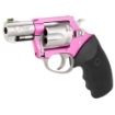 Picture of Charter Arms Rosie - Double Action Revolver - 38 Special - 2.2" Barrel - Aluminum Receiver - Anodized Finish - Pink and Silver - Rubber Grip - Fiber Optic Front Sight - 6 Rounds 53630