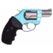 Picture of Charter Arms Santa Fe Sky - Double Action Revolver - 38 Special - 2" Barrel - Aluminum Receiver - Anodized Finish - Turquoise and Silver - Rubber Grip - Fixed Sights - 5 Rounds 53860