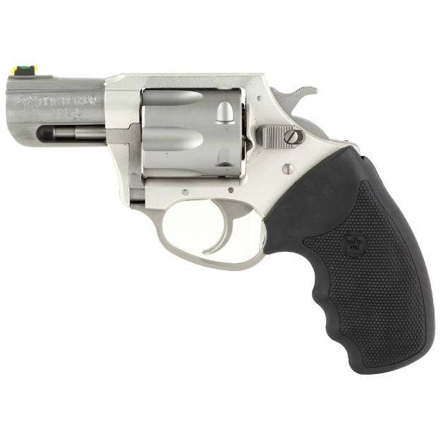 Picture of Charter Arms The Boxer - Double Action Revolver - 38 Special - 2.2" Barrel - Aluminum Receiver - Anodized Finish - Silver - Rubber Grip - Fiber Optic Front Sight - 6 Rounds 53620