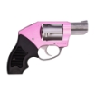 Picture of Charter Arms The Pink Lady - DAO Revolver - 38 Special - 2" Barrel - Aluminum Receiver - Anodized Finish - Pink and Silver - Rubber Grip - Fixed Sights - 5 Rounds - Hammerless 53851