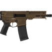 Picture of CMMG Dissent - MK4 - Semi-automatic Pistol - AR - 300BLK - 6.5" Barrel - Cerakote Finish - Midnight Bronze - Manual Safety - 30 Rounds - 2 Magazines 30A0E33-MB