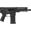 Picture of CMMG Dissent - MK4 - Semi-automatic Pistol - AR - 5.7X28MM - 6.5" Barrel - Cerakote Finish - Armor Black - Manual Safety - 32 Rounds - 1 Magazine 54AA847-AB