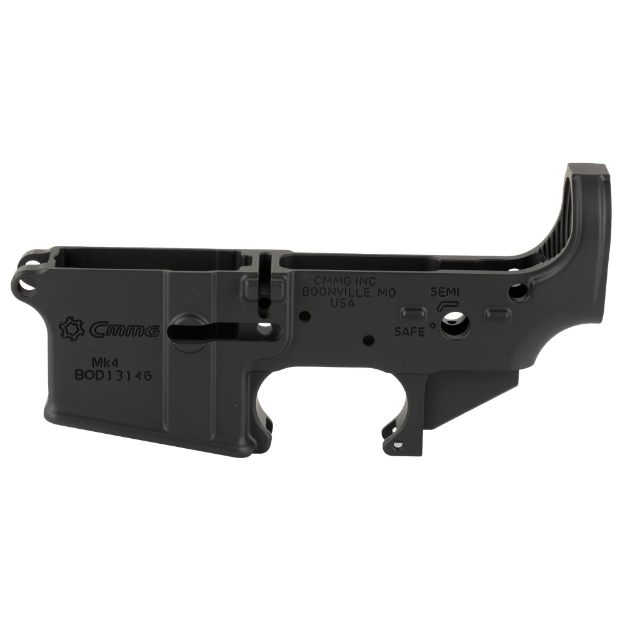 Picture of CMMG MK4 - Semi-automatic - Stripped Lower Receiver - 223 Remington/556NATO - Cerakote Finish - Armor Black 55CA102-AB