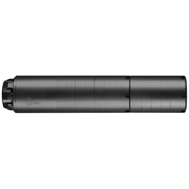 Picture of Dead Air Armament Wolfman - Suppressor - 9MM - No Piston - 1.618" Diameter - Black Cerakote Finish - Ships with 1/2-28 Direct-Thread Insert - BLEM (Damaged Case - Dings On Suppressor) WOLFMAN