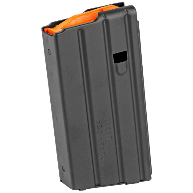 Picture of DURAMAG DuraMag SS - Magazine - 350 Legend - 20 Rounds - Fits AR Rifles - Orange AGF Follower - Stainless Steel - Black 2035041178CPD