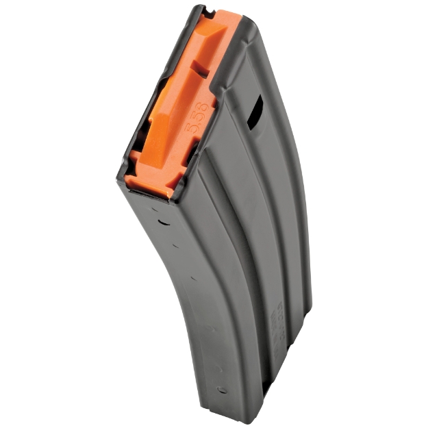 Picture of DURAMAG Magazine - 223 Remington/556NATO - 30 Rounds - Fits AR Rifles - Orange Anti-Tilt AGF Follower - Stainless Steel - Black 3023041178CPD