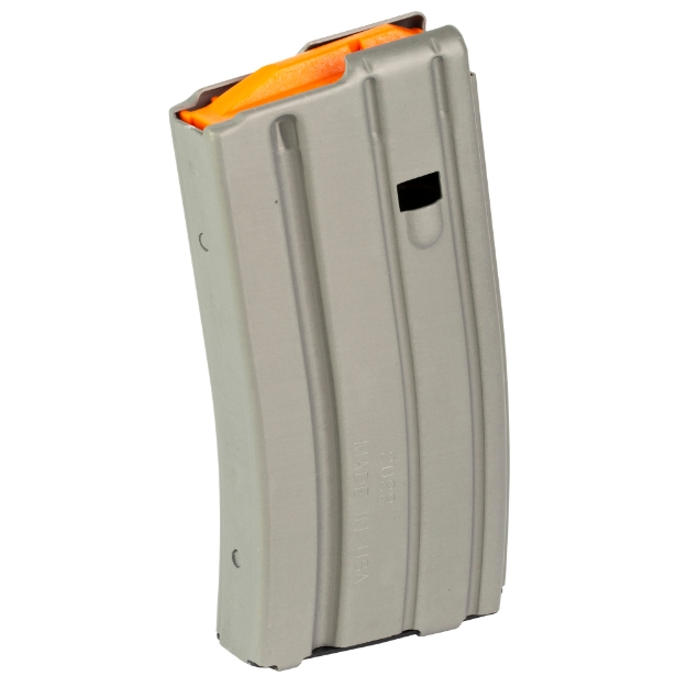 Picture of DURAMAG Magazine - 223 Remington/556NATO/300 Blackout - 20 Rounds - Fits AR-15 - Orange AGF Follower - Aluminum - Gray 2023002178CPD