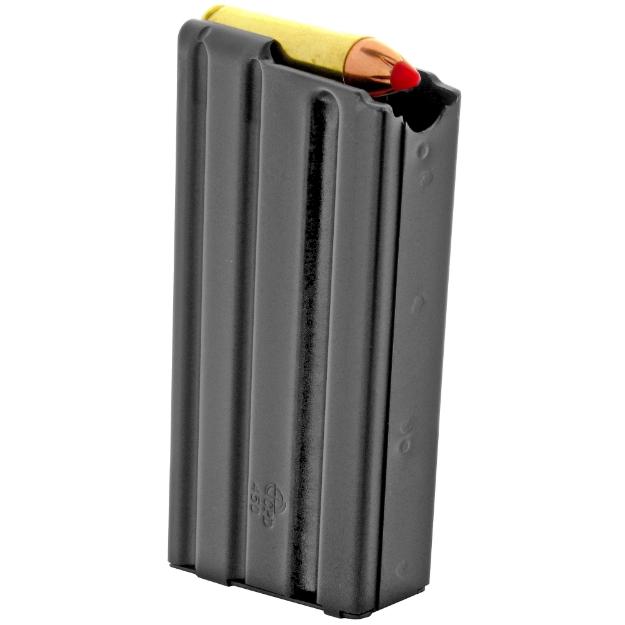 Picture of DURAMAG Magazine - 450 Bushmaster - 5 Rounds - Fits AR Rifles - Stainless Steel - Black Anti-Tilt .450 AGF Follower - Black 5X45041175CPD