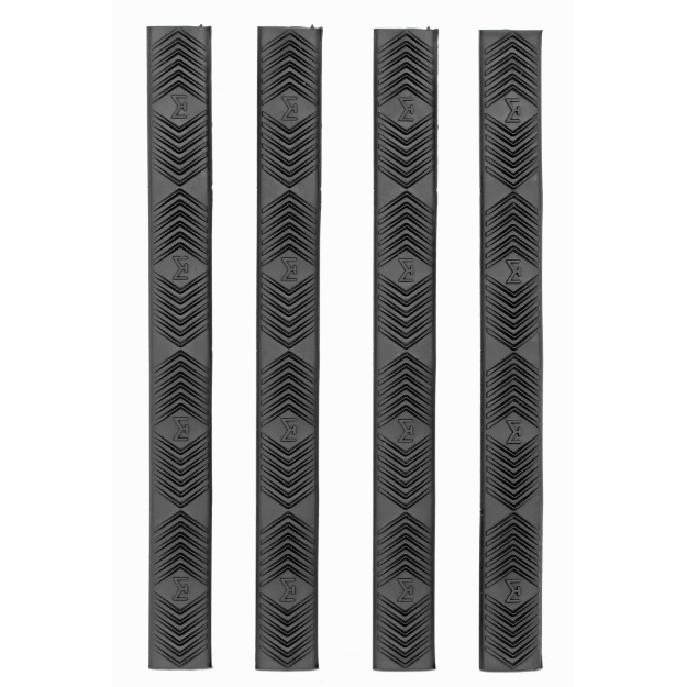 Picture of Ergo Grip M-LOK WedgeLok - Rail Covers - 6 1/4"X5/8" - Slot Cover Grip - Black 4332-4PK-BK