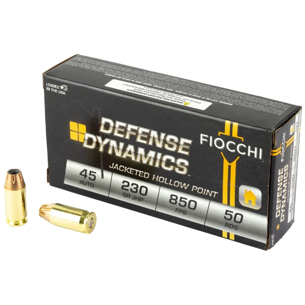 Picture of Fiocchi Ammunition Fiocchi Centerfire Pistol - 45 ACP - 230Gr - Jacketed Hollow Point - 50 Round Box 45T500