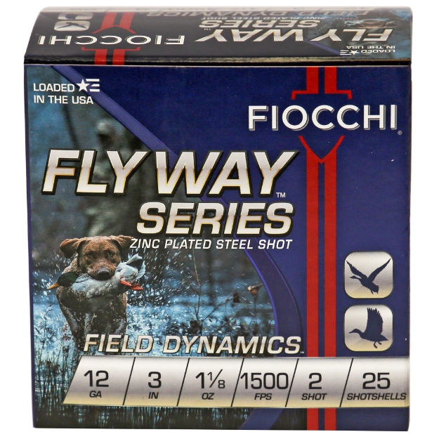 Picture of Fiocchi Ammunition Flyway Steel - 12 Gauge - 3" - #2 - Steel Shot - Waterfowl - 25 Round Box 123ST2