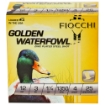 Picture of Fiocchi Ammunition Golden Waterfowl - 12 Gauge - 3" - #4 - Steel Shot - 25 Round Box 123SGW4