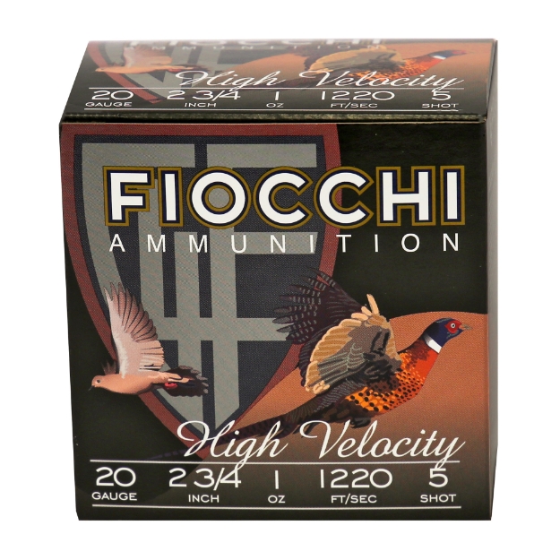 Picture of Fiocchi Ammunition Lead Hunting - 20 Gauge - 2.75" - #5 - Lead - Hi-Velocity - 25 Round Box 20HV5