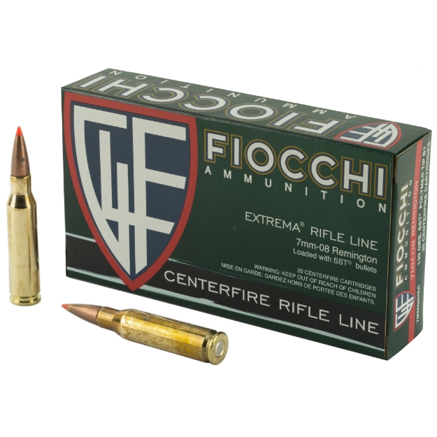 Picture of Fiocchi Ammunition Rifle - 7MM-08 - 139 Grain - SST - 20 Round Box 7MM08HSA