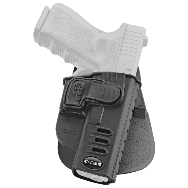 Picture of Fobus CH Series - Paddle Holster - Right Hand - Black - Fits Glock 17,19,22,23,31,32 - Polymer GLCH