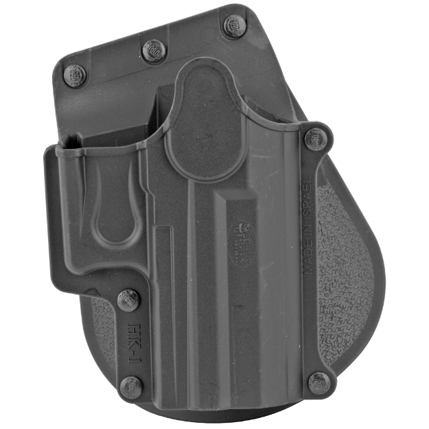 Picture of Fobus Paddle Holster - Fits H&K Compact & USP 9MM/40/45 - Sigma Series 9/40 VE/E/G - FN40 - Ruger SR9 - Taurus Millennium 40 Cal Pro Models Refer To SP11B - Right Hand - Kydex - Black HK1