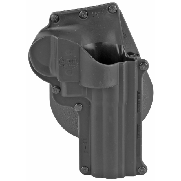 Picture of Fobus Paddle Holster - Fits Smith & Wesson 4" L/K Frame - Taurus 660/431/65 - Right Hand - Kydex - Black SW4