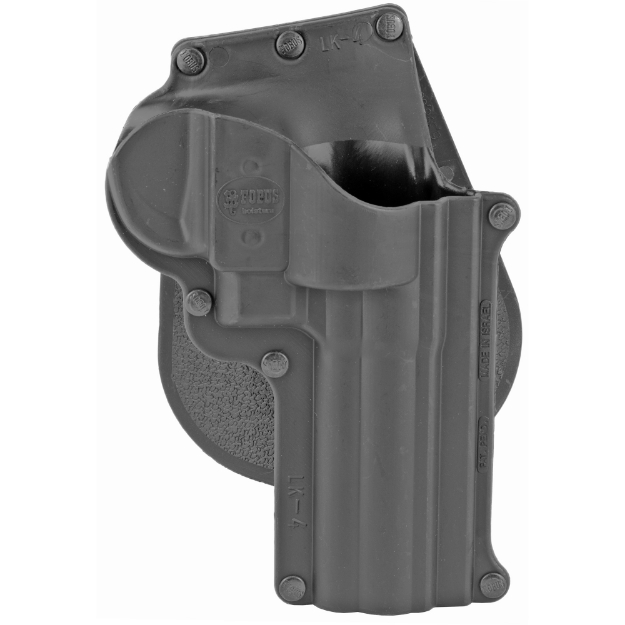 Picture of Fobus Roto Paddle Holster - Fits Smith & Wesson 4" L/K Frame - Taurus 66/431/65 - Right Hand - Kydex - Black SW4RP