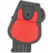 Picture of Fobus Roto Paddle Holster - Fits Smith & Wesson 4" L/K Frame - Taurus 66/431/65 - Right Hand - Kydex - Black SW4RP