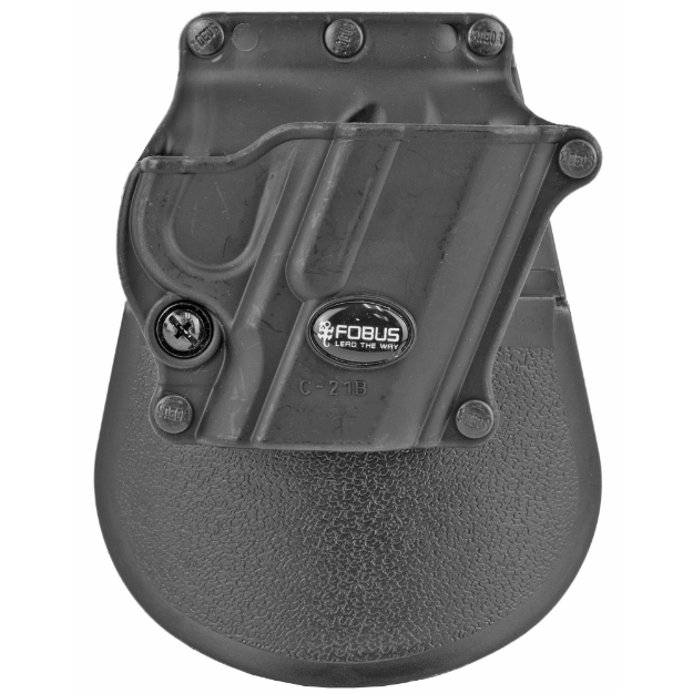 Picture of Fobus Yaqui Holster - Fits Browning HP Compact - Kahr All 9mm/40S&W - 1911 - Para C645 Compact - KEL-TEC PF9 - Right Hand - Kydex - Black C21B