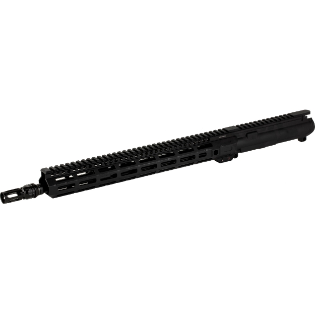 Picture of Gemtech GVAC - Complete Upper Reciver Group - 223 Remington/556 NATO - 16.1" Barrel - 1:8 Twist - Gemtech ETM Flash Hider - Pinned Low Pro GVAC Gas Block - Mid Length Gas System - Anodized Finish - Black - MLOK Handguard - Fits AR-15 - Includes Bolt Carrier Group - BLEM (Damaged Case - Possible Water Damage) 13833