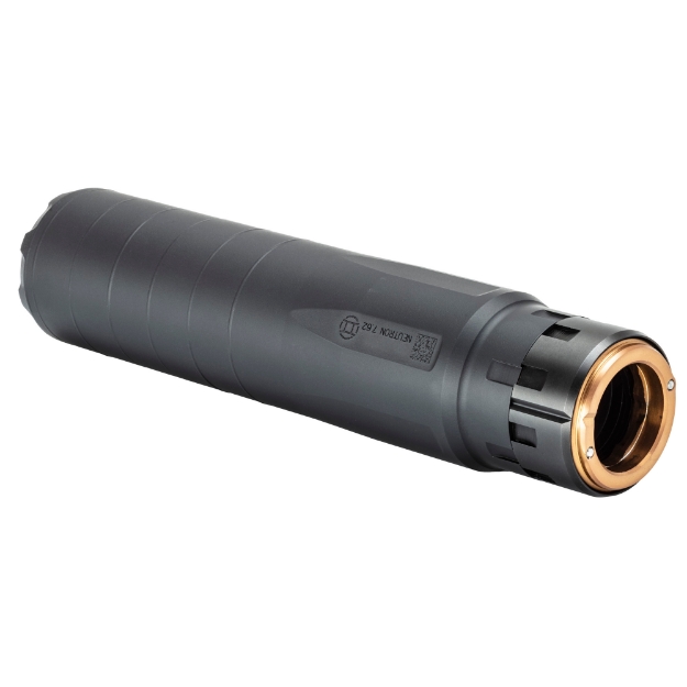 Picture of Gemtech Neutron - Rifle Suppressor - 6.6" Long - 300 Winchester Magnum/7.62MM NATO - Cerakote Finish Black - Includes ETM Mount - Titanium and Stainless Steel 13700