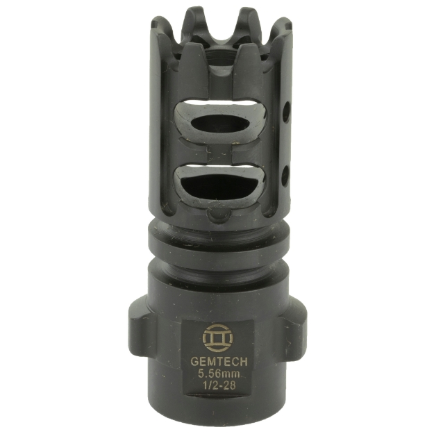 Picture of Gemtech QUICKMOUNT - Carbon Cutting Muzzle Brake - 5.56NATO - 1/2X28 - Black Finish 12152