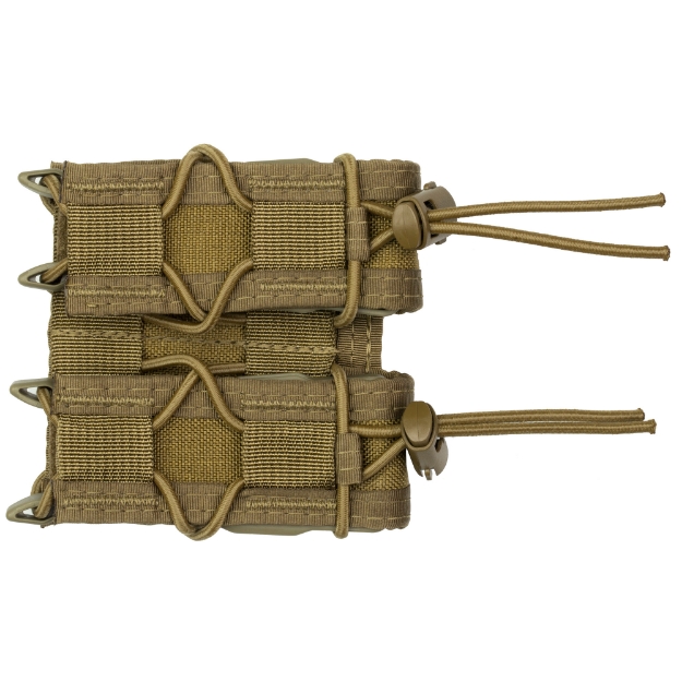 Picture of High Speed Gear Pistol TACO - Double Magazine Pouch - Molle - Fits Most Pistol Magazines - Hybrid Kydex and Nylon - Coyote Brown 11PT02CB