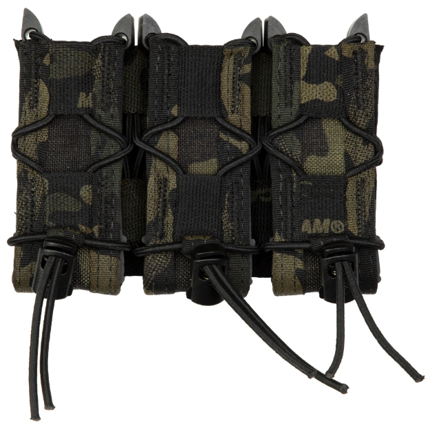 Picture of High Speed Gear Pistol TACO - Triple Magazine Pouch - MOLLE - Fits Most Pistol Magazines - Hybrid Kydex and Nylon - Multicam Black 11PT03MB