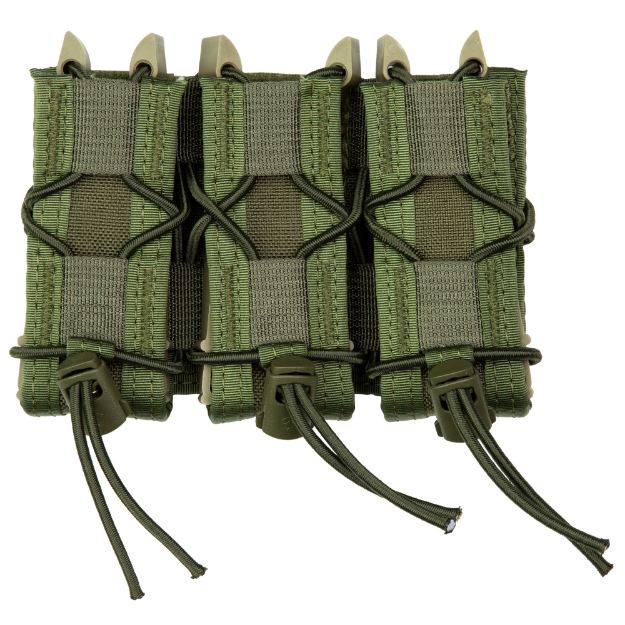 Picture of High Speed Gear Pistol TACO - Triple Magazine Pouch - MOLLE - Fits Most Pistol Magazines - Hybrid Kydex and Nylon - Olive Drab Green 11PT03OD