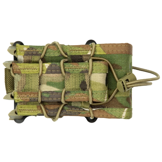 Picture of High Speed Gear X2RP TACO - Dual Rifle Magazine Pouch - Molle - Fits Most Rifle Magazines - Single Pistol Magazine Pouch - Fits Most Pistols Magazines - Hybrid Kydex and Nylon - Multicam 112RP0MC