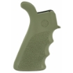Picture of Hogue Beavertail Grip - AR15/M16 - Rubber - Finger Grooves - OD Green Finish 15021