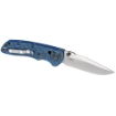 Picture of Hogue Deka - Folding Knife - CPM-20CV - Plain Edge - Clip Point Blade - 3.25" - Stone Tumbled Blade Finish - Blue Lava G-Mascus Frame 24273