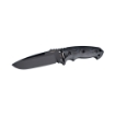 Picture of Hogue EX-F01 - 5.5" Fixed Blade Knife - Drop Point Blade - G10 Frame - A2 Black Kote - G-Mascus Black Scales - Black Sheath 35179