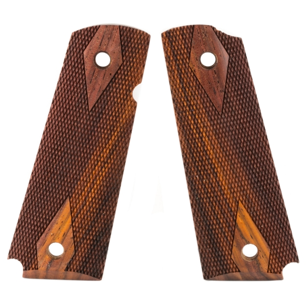 Picture of Hogue Fancy Hardwood Grip - Fits 1911 Govt - Ambi-Cut - Checkered - Cocobolo 45821