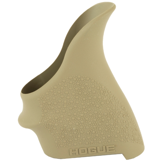 Picture of Hogue HandALL Beavertail Grip - Fits Glock 42/43 - Rubber - Finger Grooves - Flat Dark Earth 18203