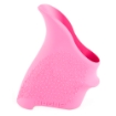 Picture of Hogue HandAll Beavertail Grip - Fits S&W M&P Shield/Ruger LC9 - Rubber - Finger Grooves - Pink 18407