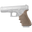 Picture of Hogue HandALL Beavertail Grip Sleeve - Fits Glock 17 - 17MOS - 17L - 22 - 35 - 35MOS - 34 - 34MOS - 31 - 37 - Flat Dark Earth 17033