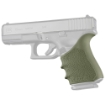 Picture of Hogue HandALL Beavertail Grip Sleeve - Fits Glock 19 - 23 - 32 - 38 Gen 1-2-5 - OD Green 17051