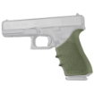 Picture of Hogue HandALL Beavertail Grip Sleeve - Fits Glock Gen 1-2-5 17 - 17L - 19X - 34 - 34MOS - OD Green 17021