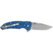 Picture of Hogue X1-Microflip - Folding Knife - 2.75" - G-Mascus Blue Scales - Drop Point Blade 24153-EXLRSR