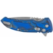 Picture of Hogue X1-Microflip - Folding Knife - 2.75" - G-Mascus Blue Scales - Drop Point Blade 24153-EXLRSR