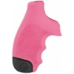 Picture of Hogue Monogrip - Fits S&W J Frame Round Butt - Finger Grooves - Rubber - Pink 60007